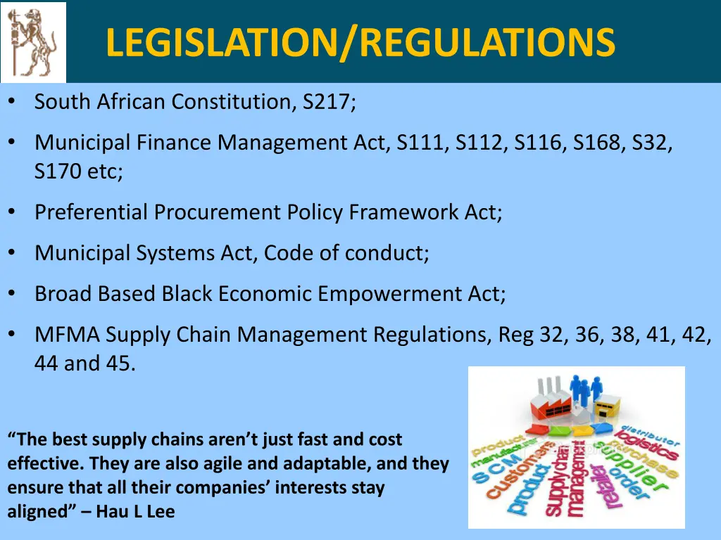 legislation regulations