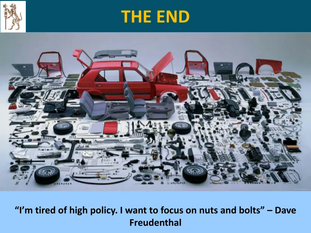 the end