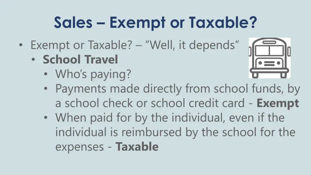 sales exempt or taxable exempt or taxable well 1