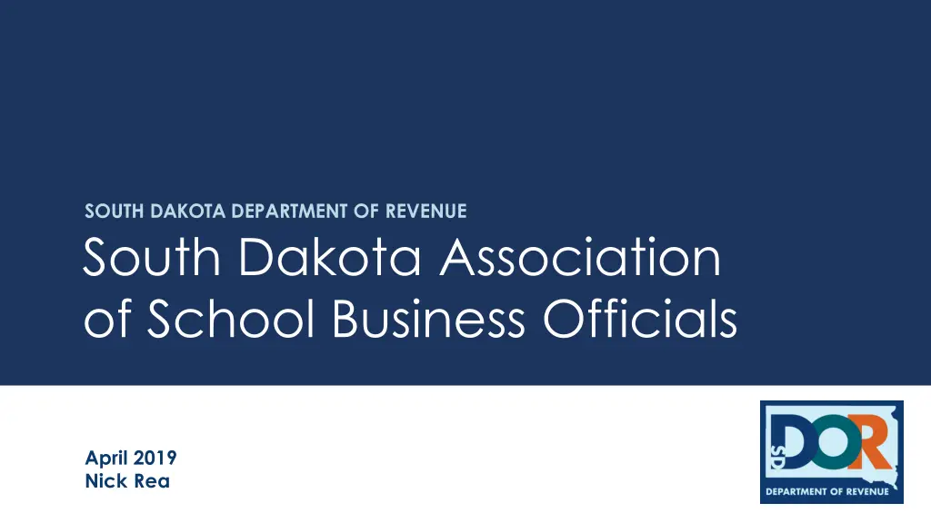 south dakota department of revenue south dakota