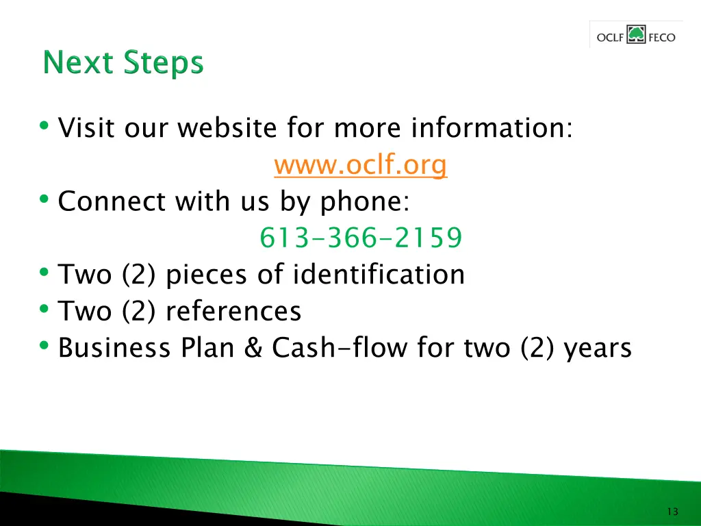 visit our website for more information www oclf