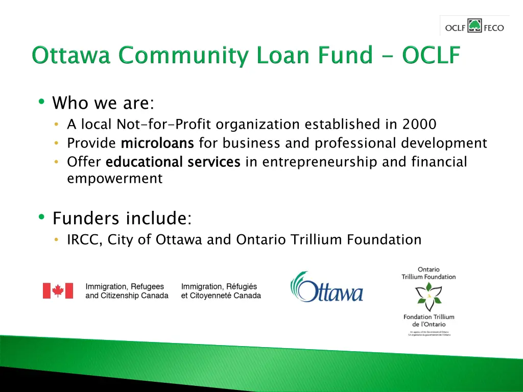 who we are a local not for profit organization