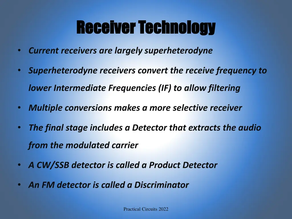 receiver technology receiver technology
