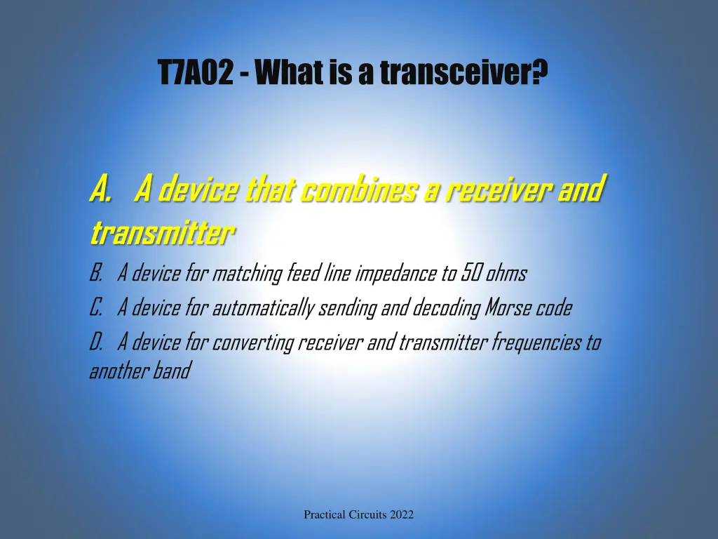 t7a02 what is a transceiver 1