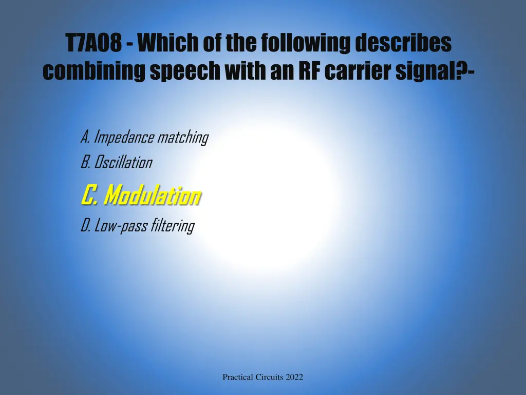 t7a08 which of the following describes combining 1