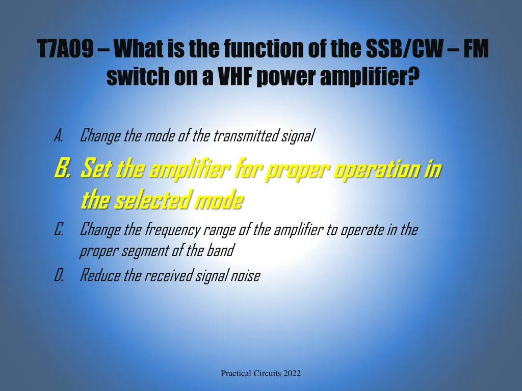 t7a09 what is the function 1