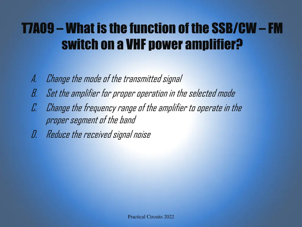 t7a09 what is the function