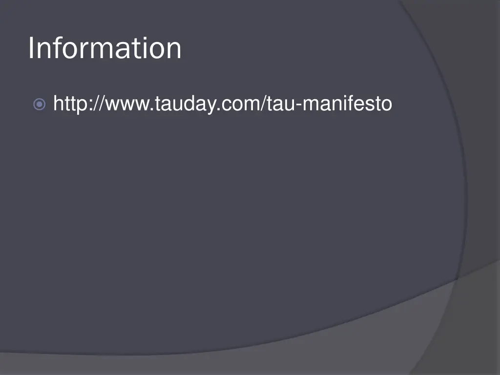 information