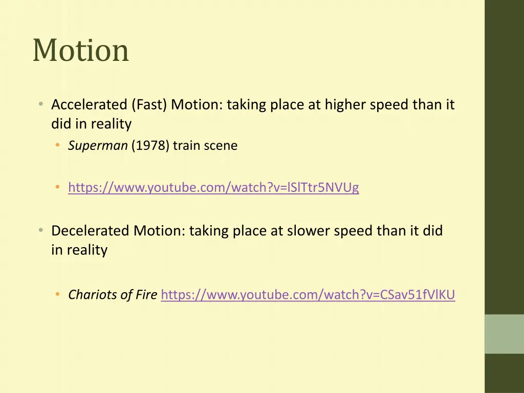 motion