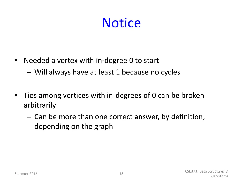 notice