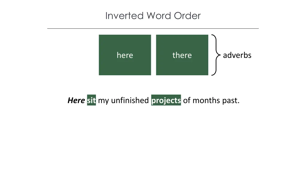 inverted word order 3