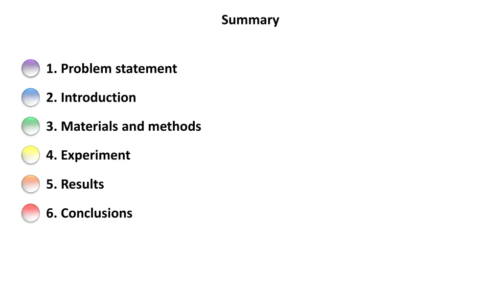 summary