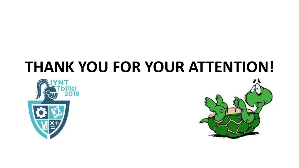 thank you for your attention
