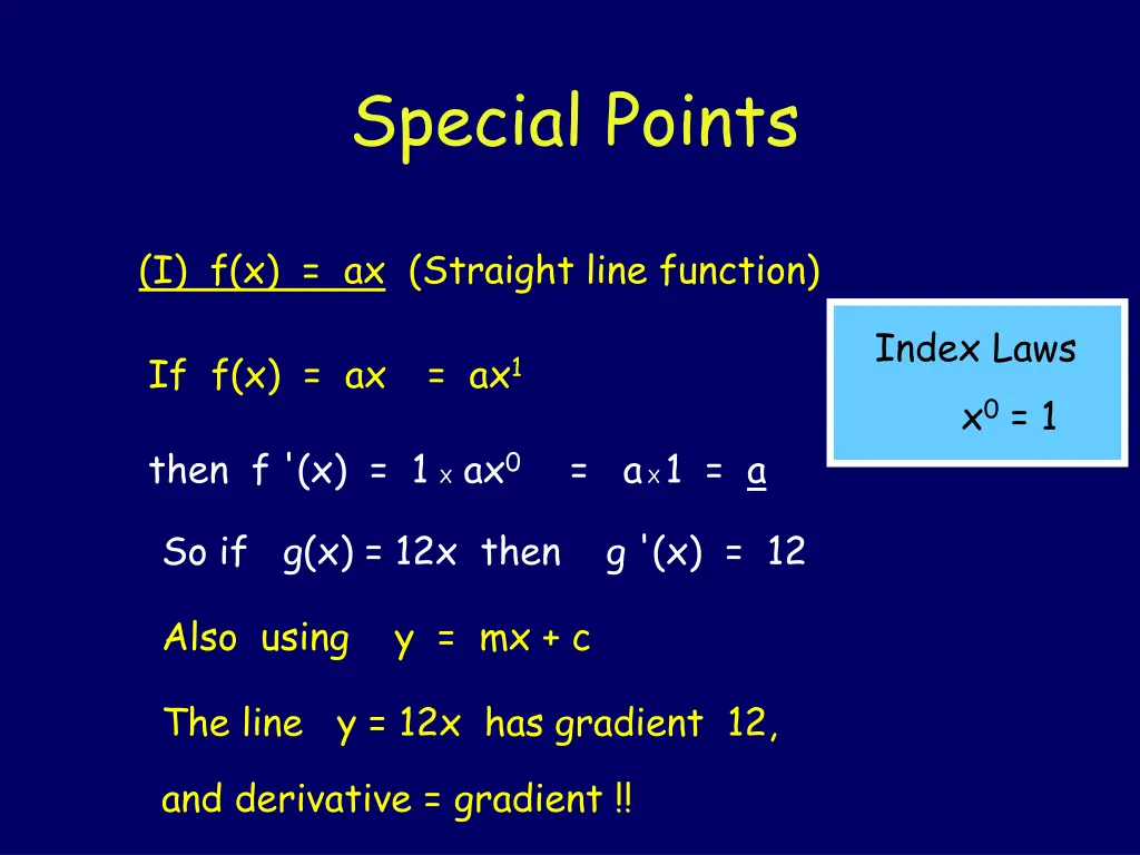 special points