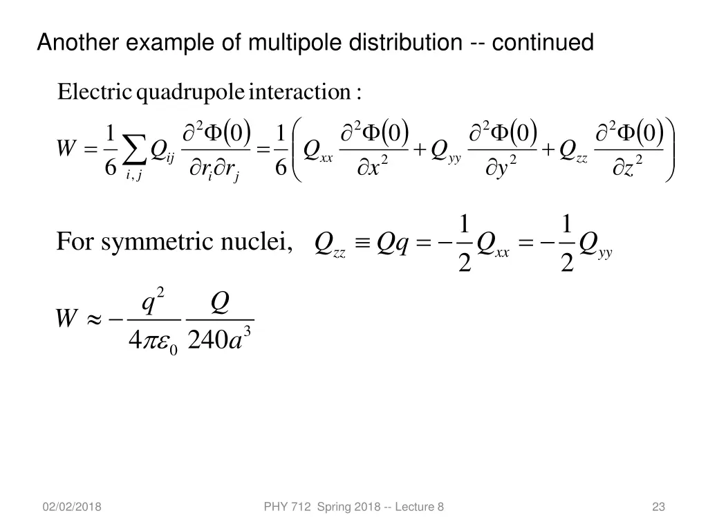 another example of multipole distribution 3