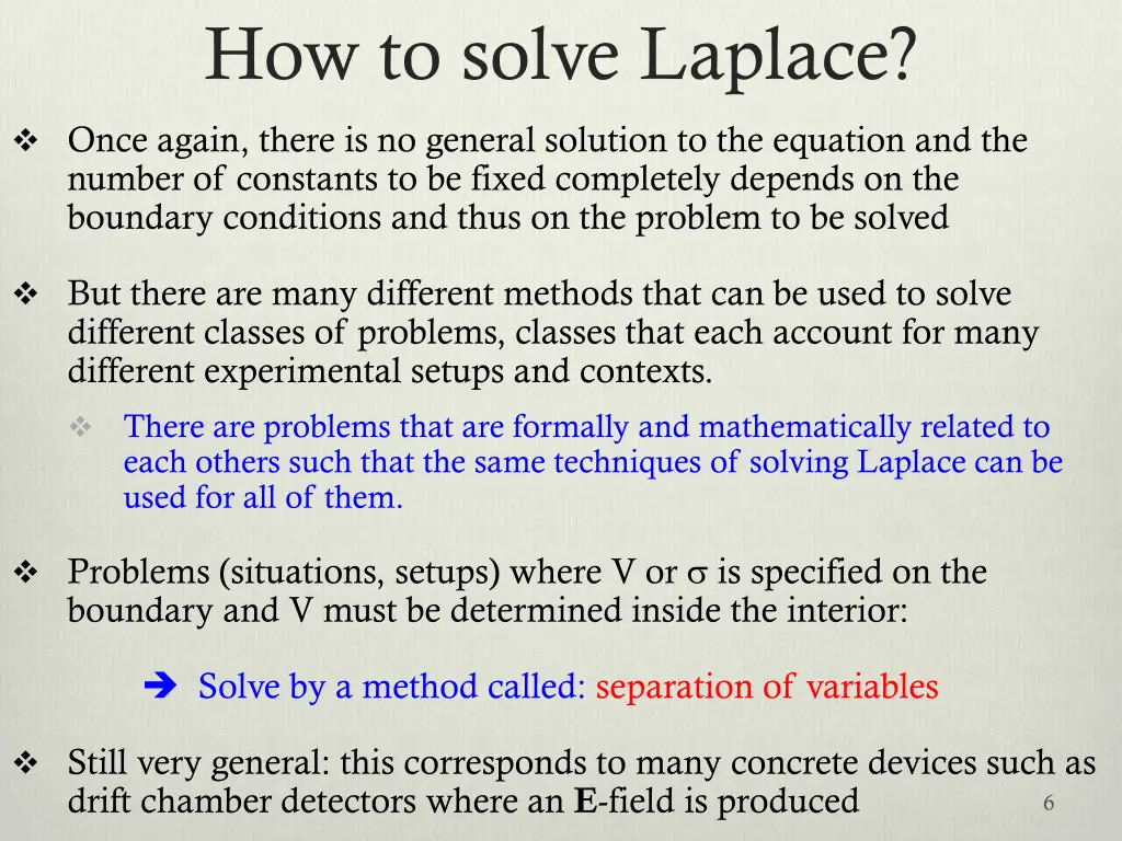 how to solve laplace