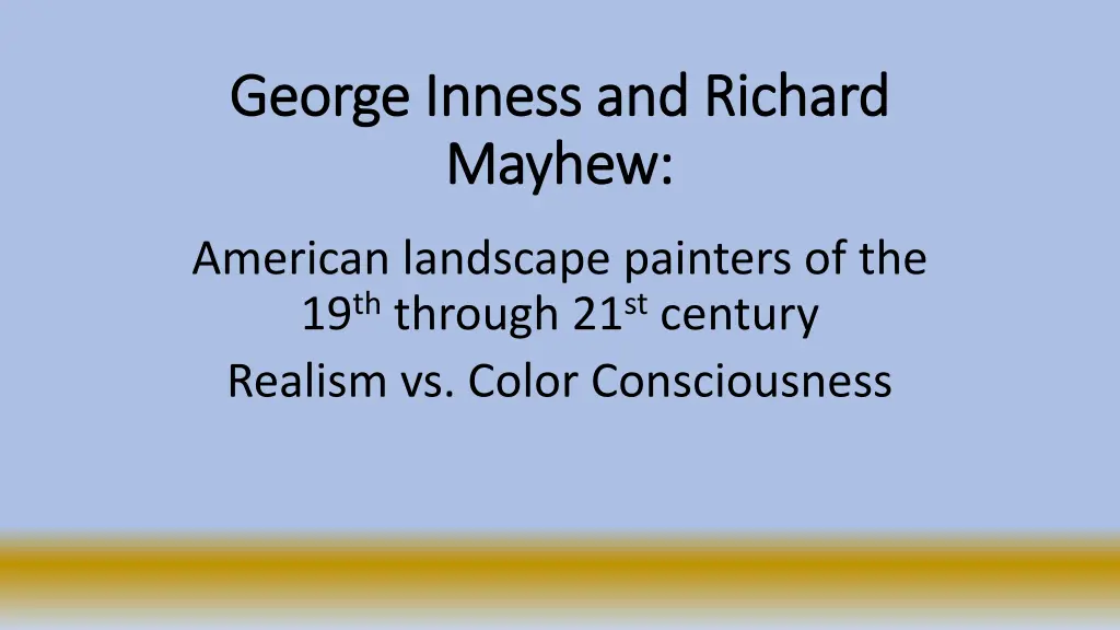 george inness and richard george inness