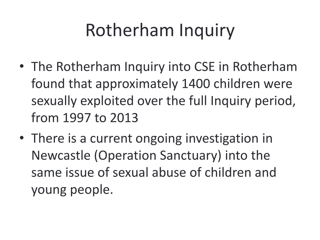 rotherham inquiry