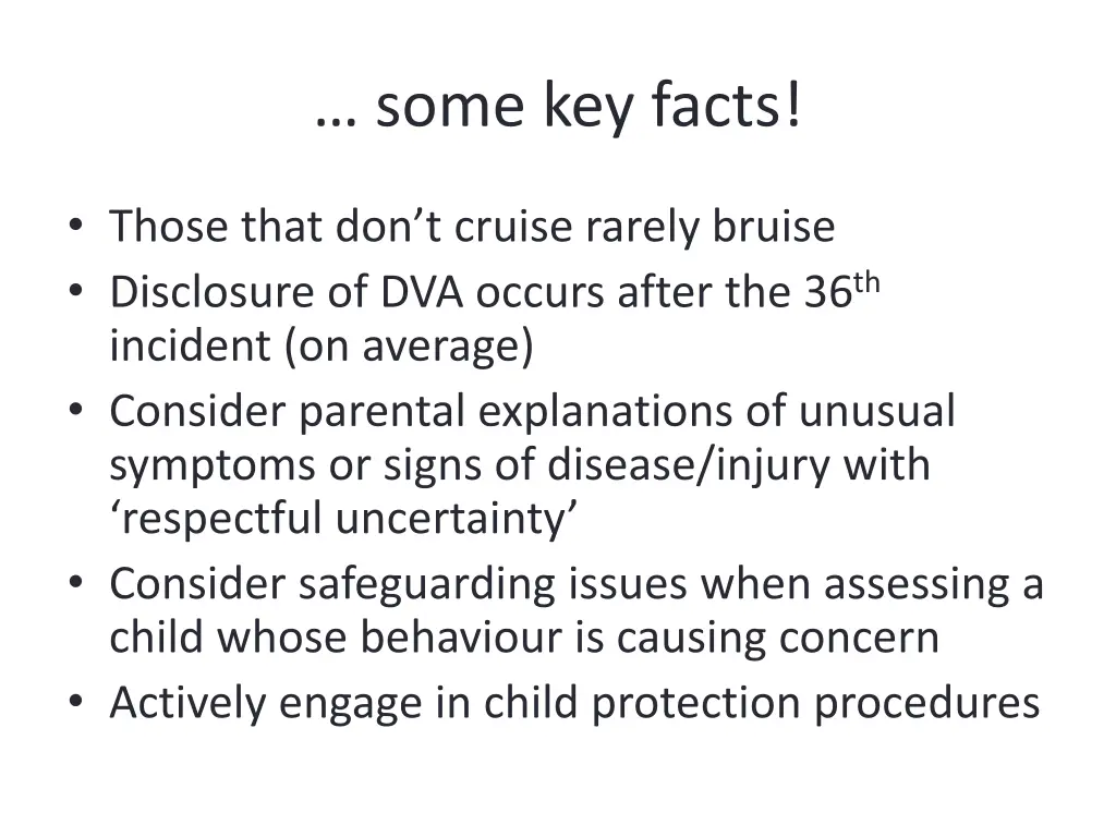 some key facts