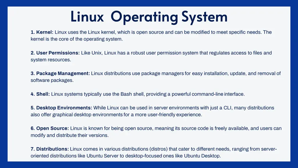 linux operating system linux operating system