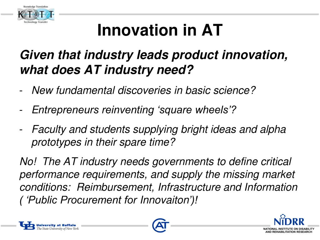 innovation in at