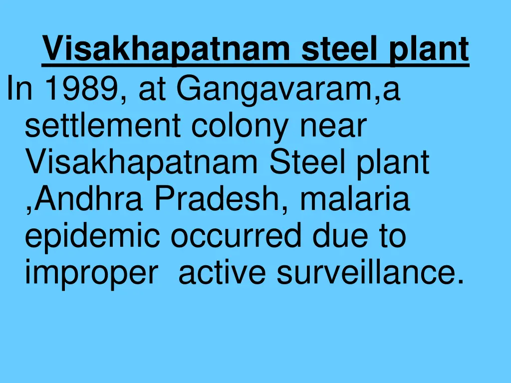 visakhapatnam steel plant in 1989 at gangavaram