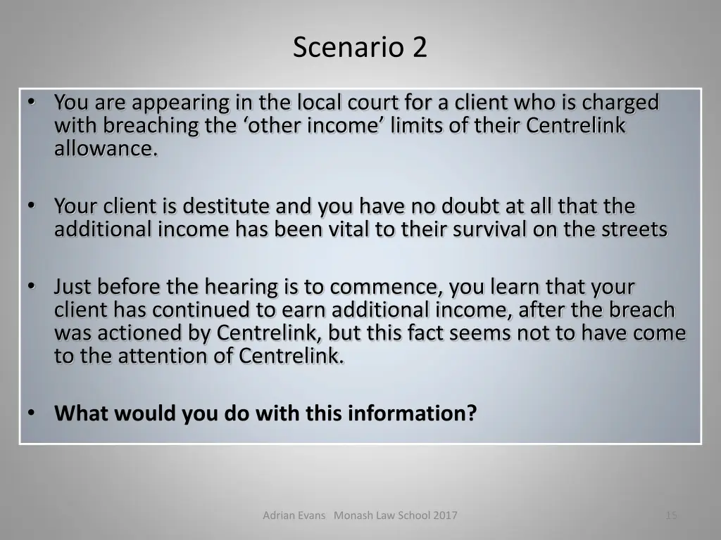 scenario 2