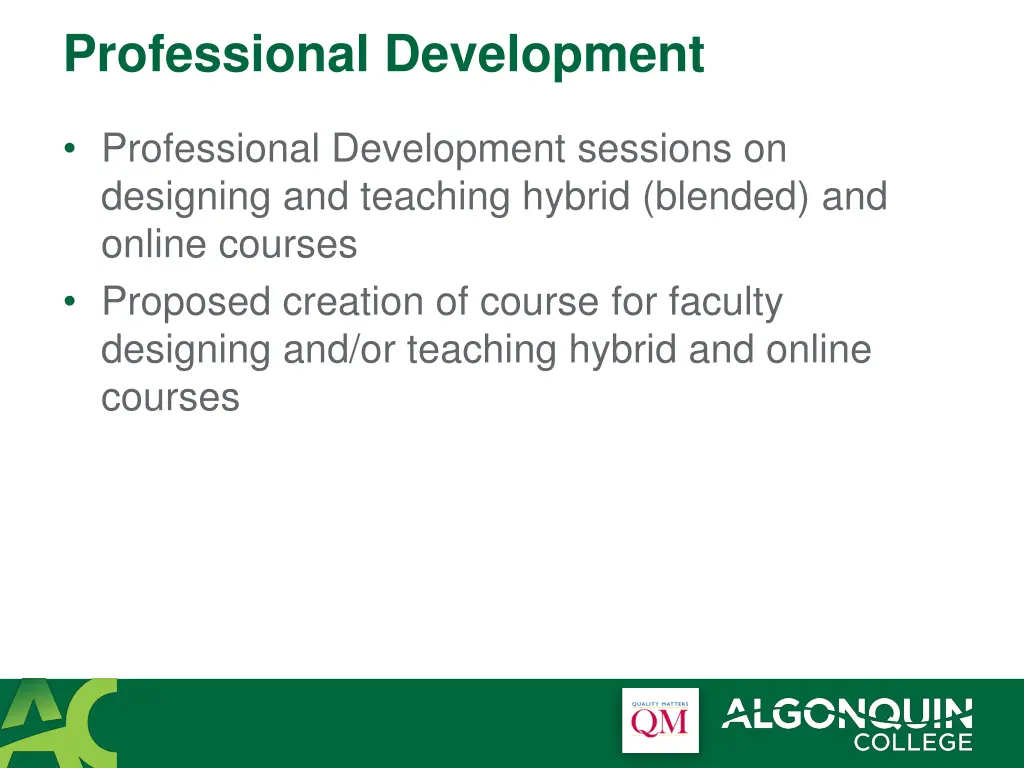 professional development