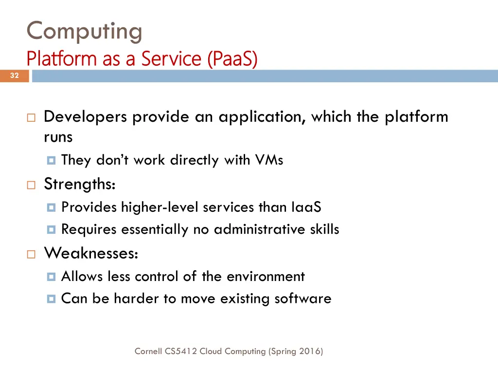 computing platform as a service paas platform