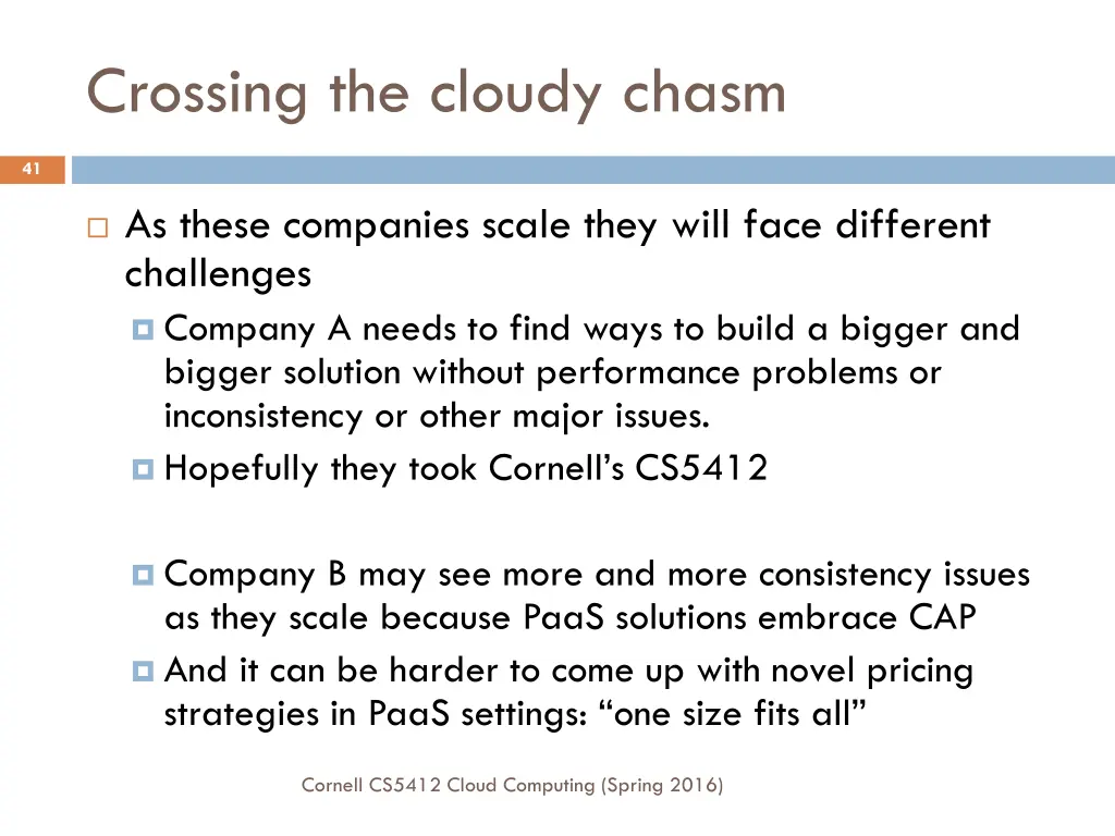 crossing the cloudy chasm