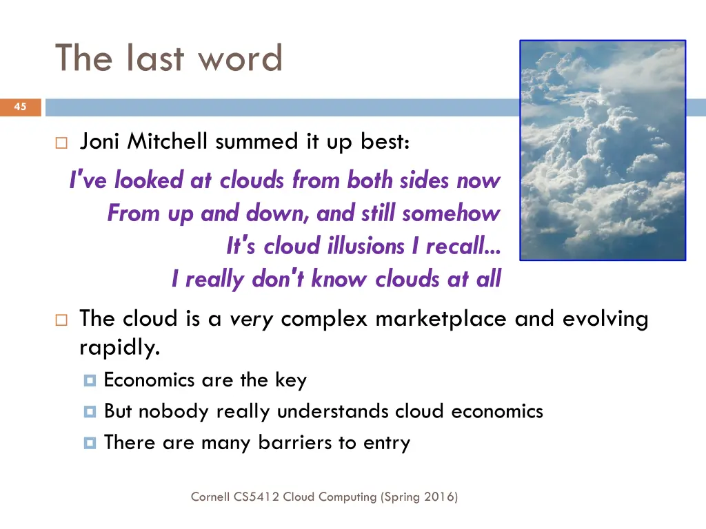 the last word
