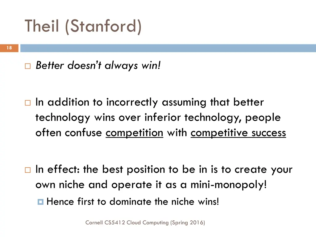 theil stanford
