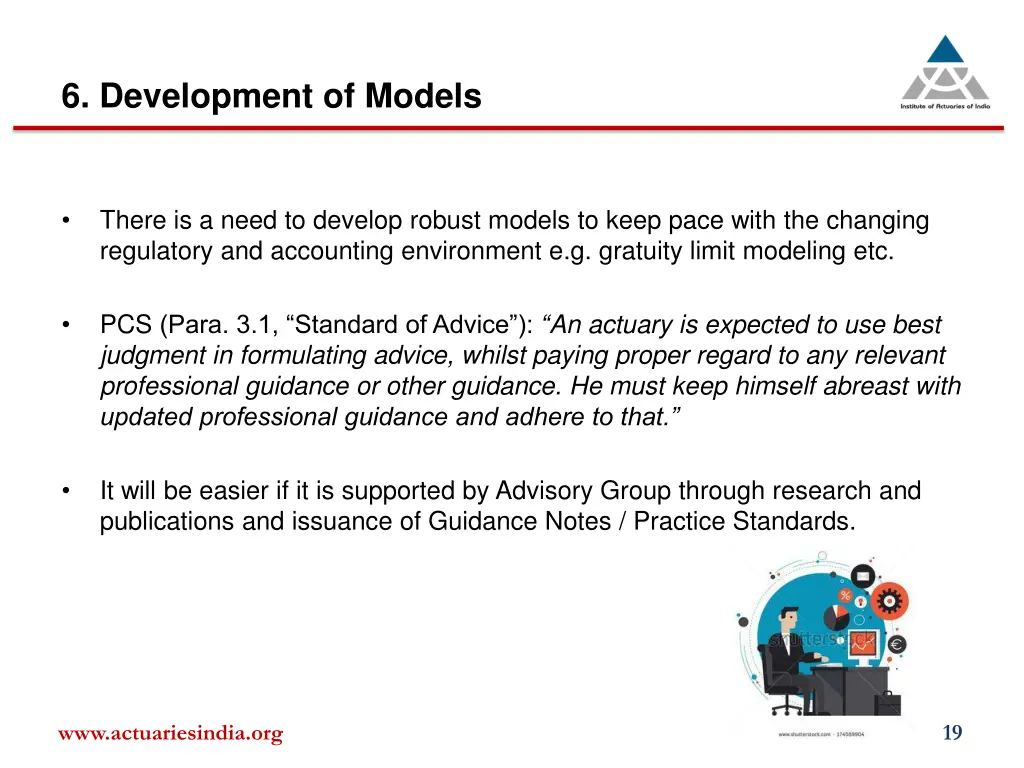 6 development of models