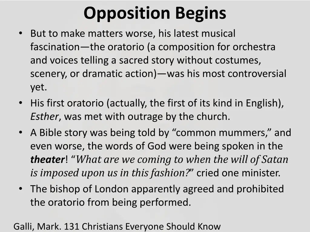 opposition begins but to make matters worse