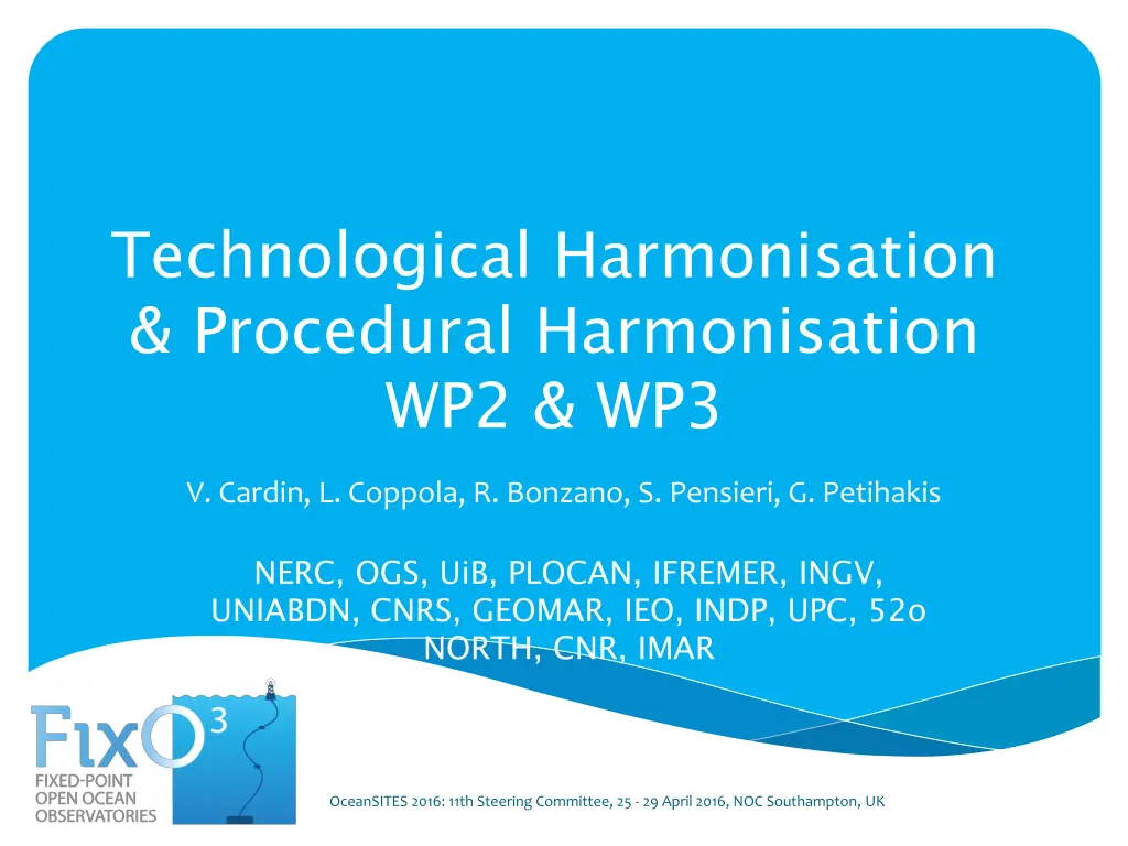 technological harmonisation procedural