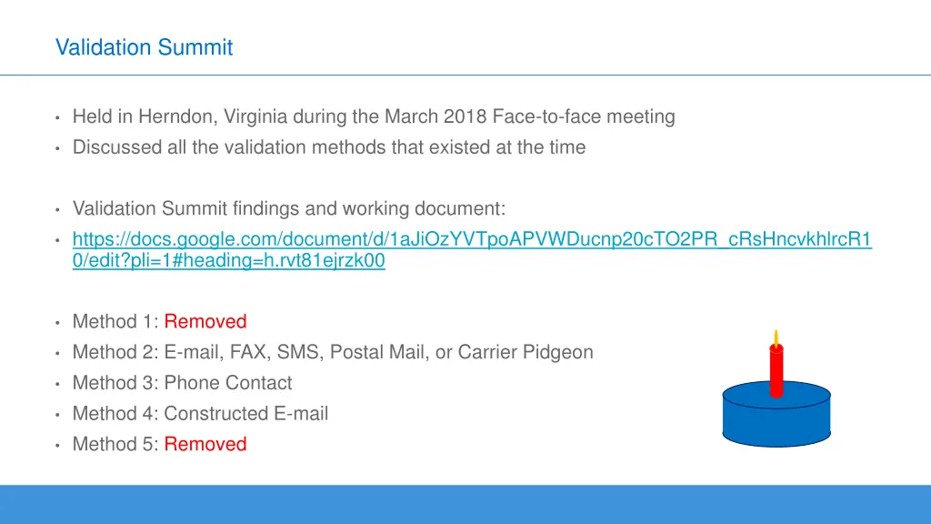 validation summit