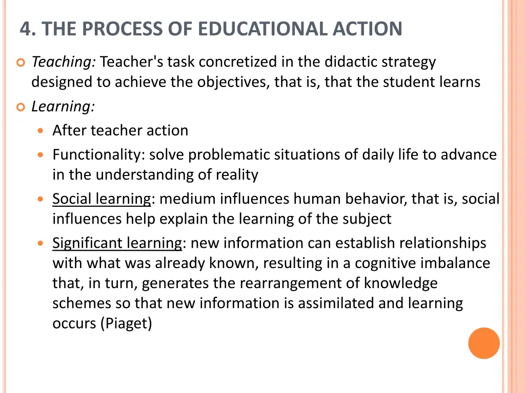 4 the process of educational action 3
