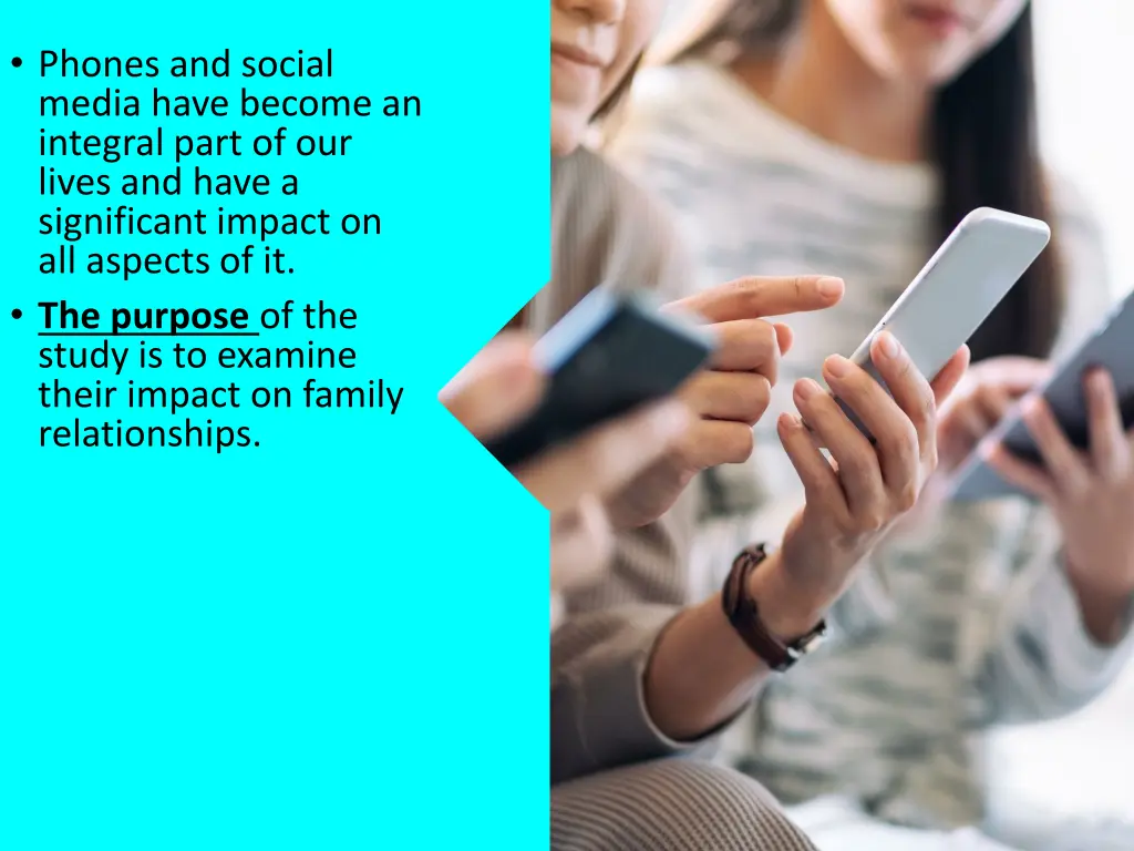 phones and social media have become an integral