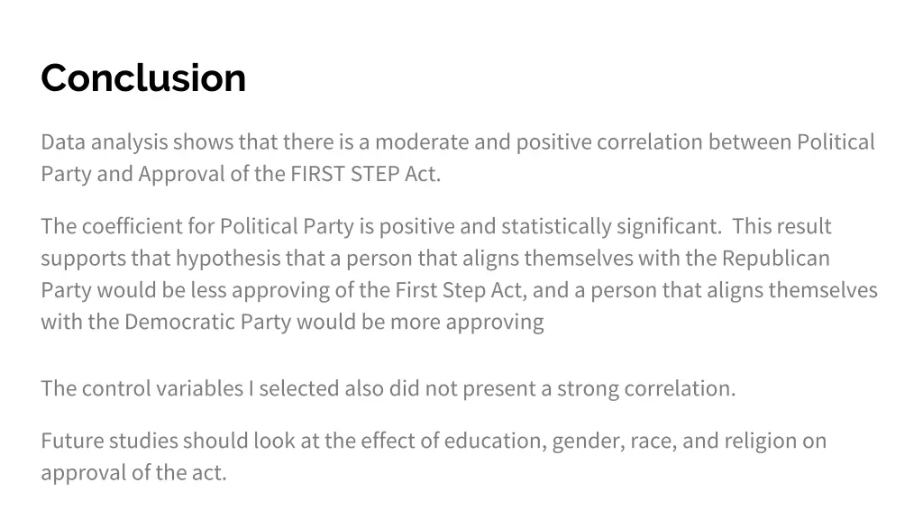 conclusion