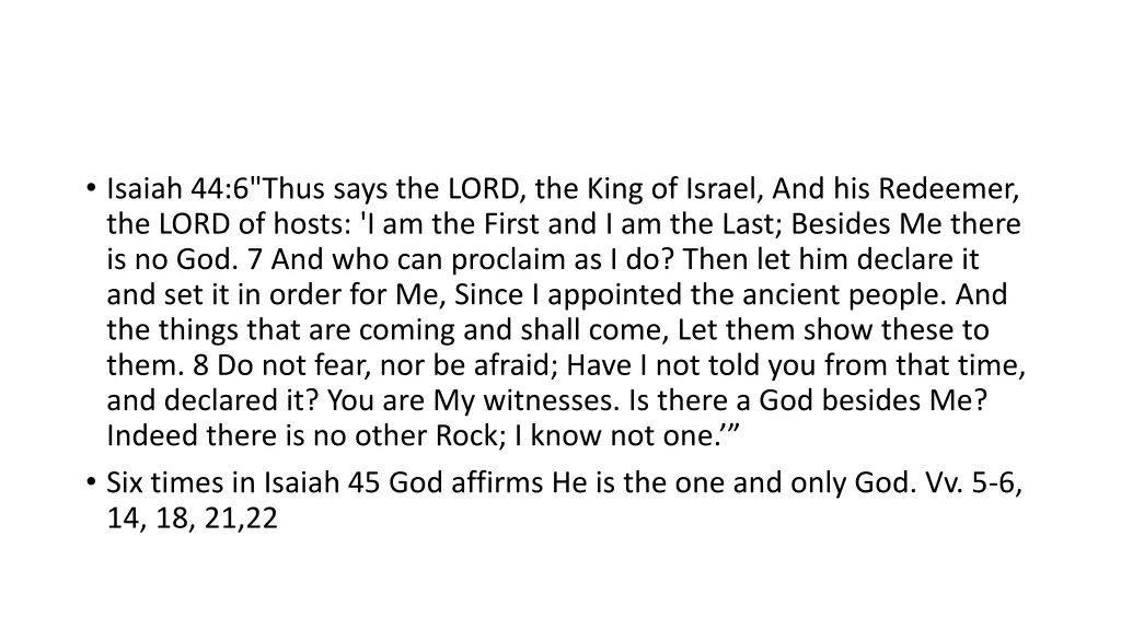 isaiah 44 6 thus says the lord the king of israel