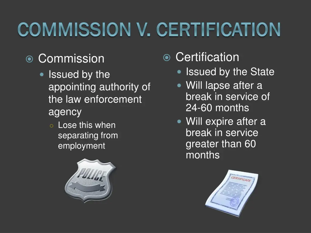commission v certification commission
