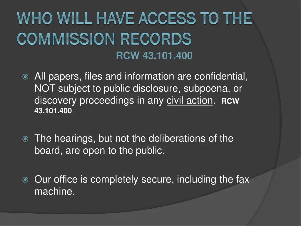 who will have access to the who will have access
