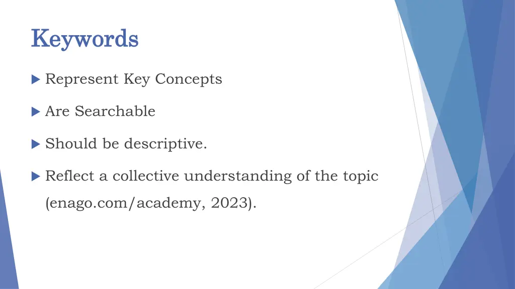 keywords keywords