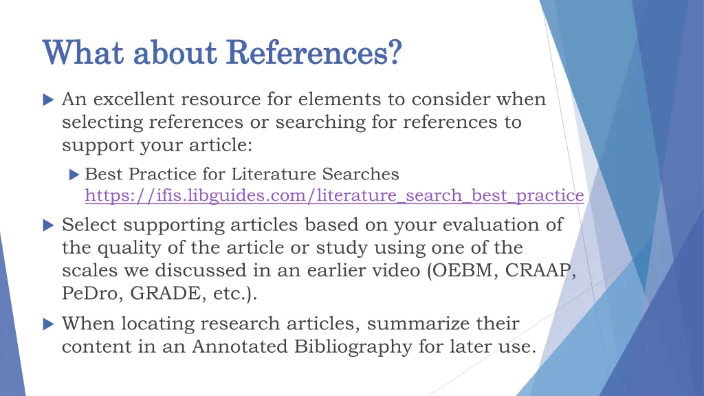what about references what about references