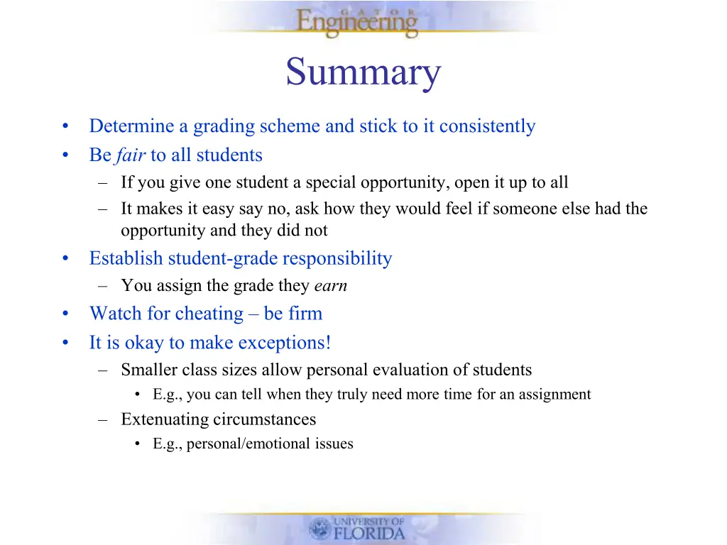 summary