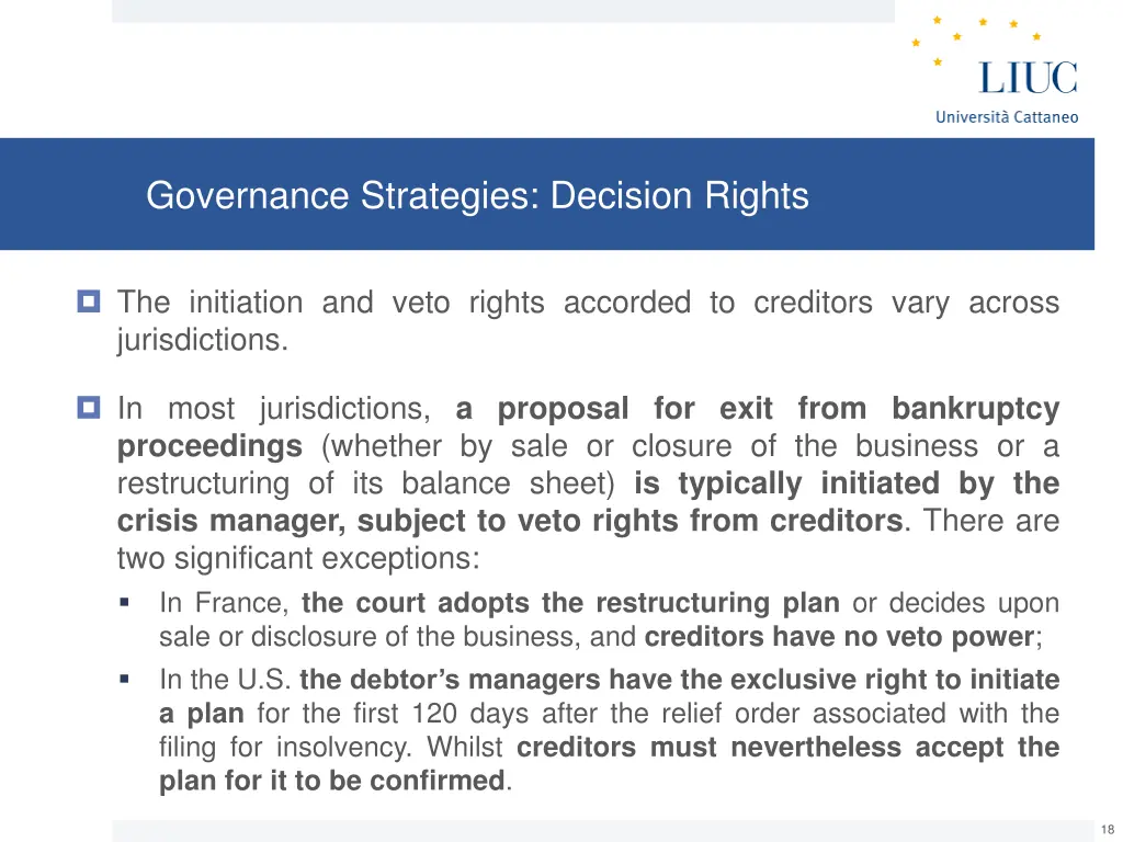 governance strategies decision rights