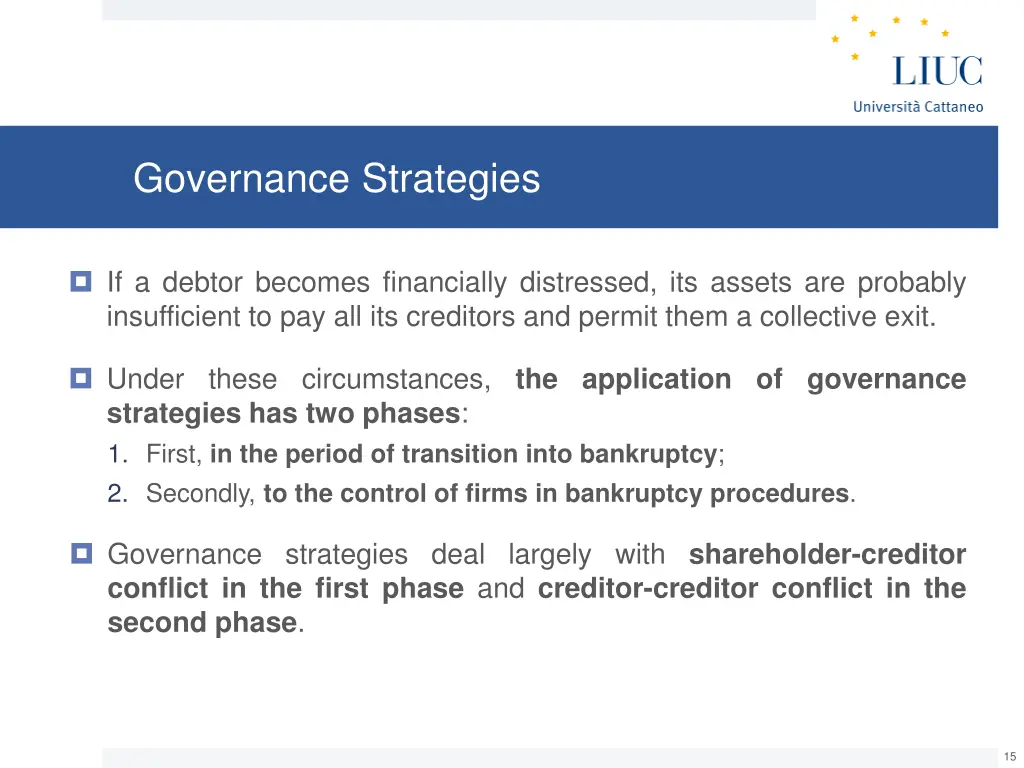 governance strategies