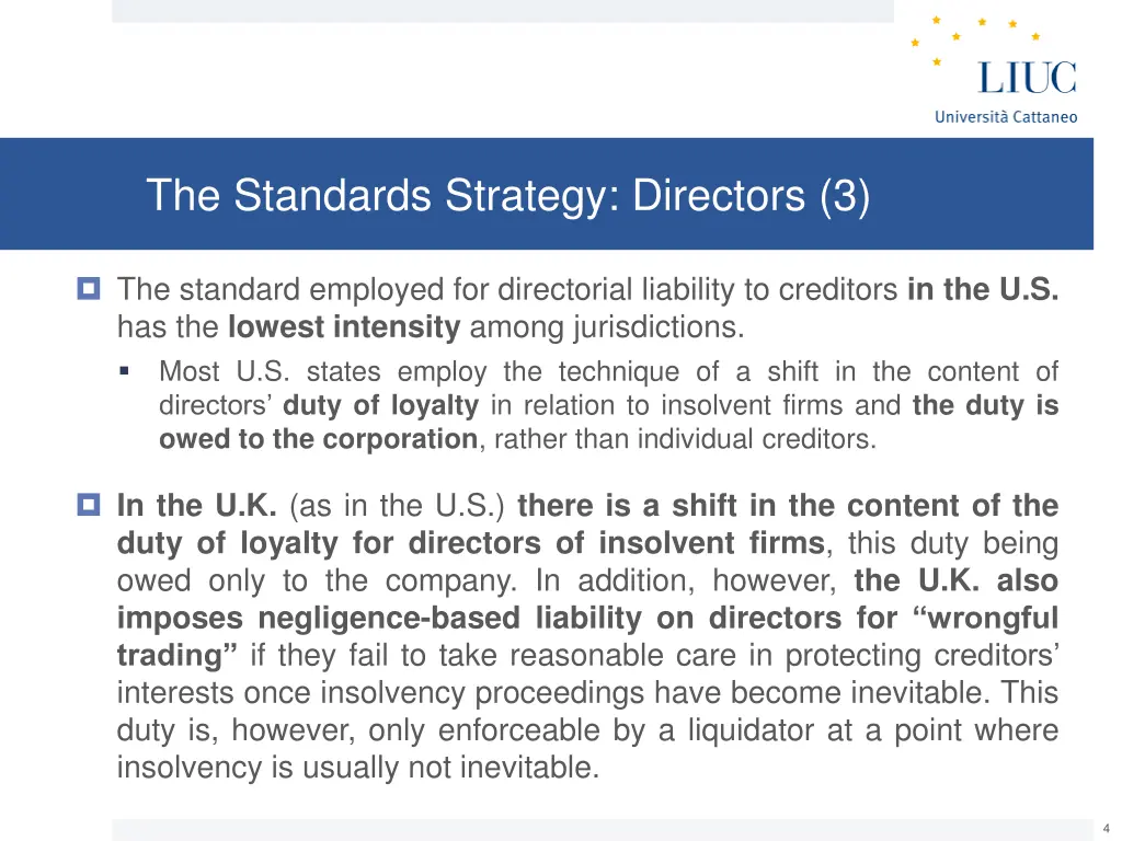 the standards strategy directors 3
