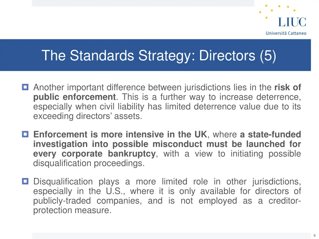 the standards strategy directors 5