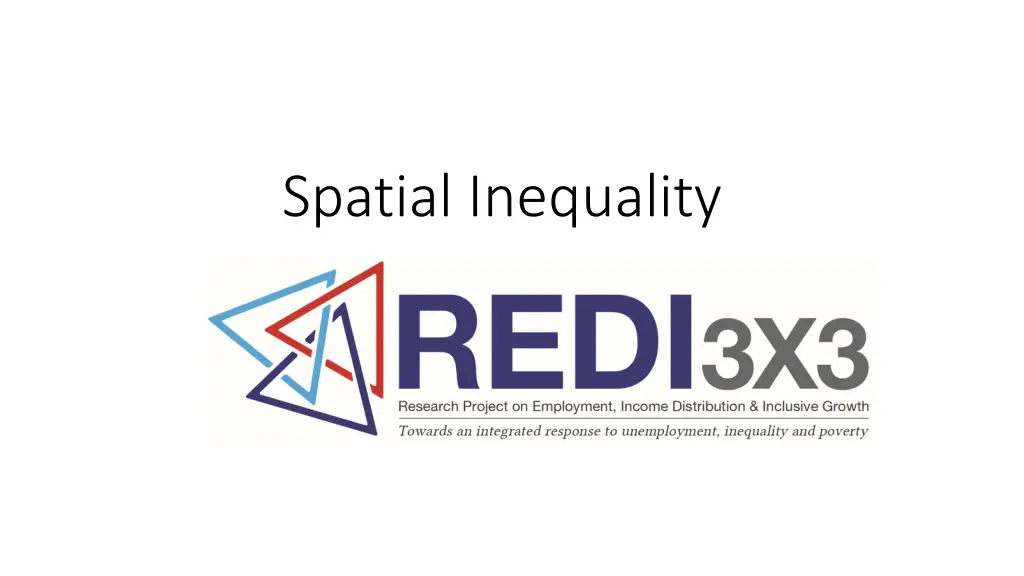 spatial inequality